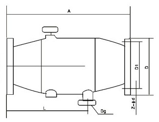 ZPG自動排污過濾器結(jié)構(gòu)圖