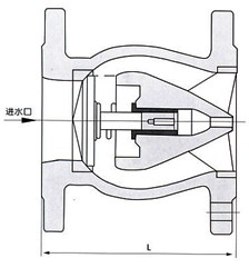 （DRVZ）H42X靜音式止回閥結(jié)構(gòu)圖