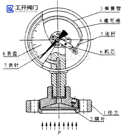 壓力表結(jié)構(gòu)圖